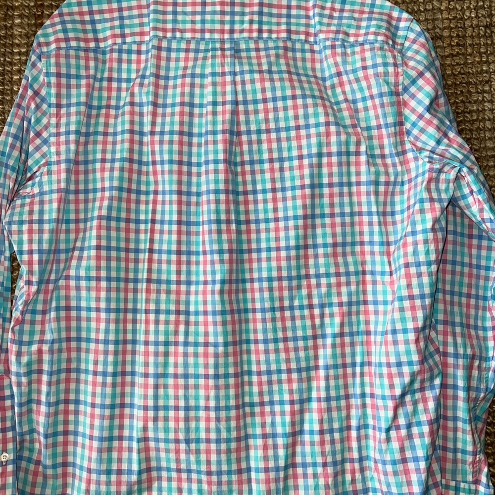 Vineyard Vines Spring Plaid Easter Long Sleeve La… - image 4